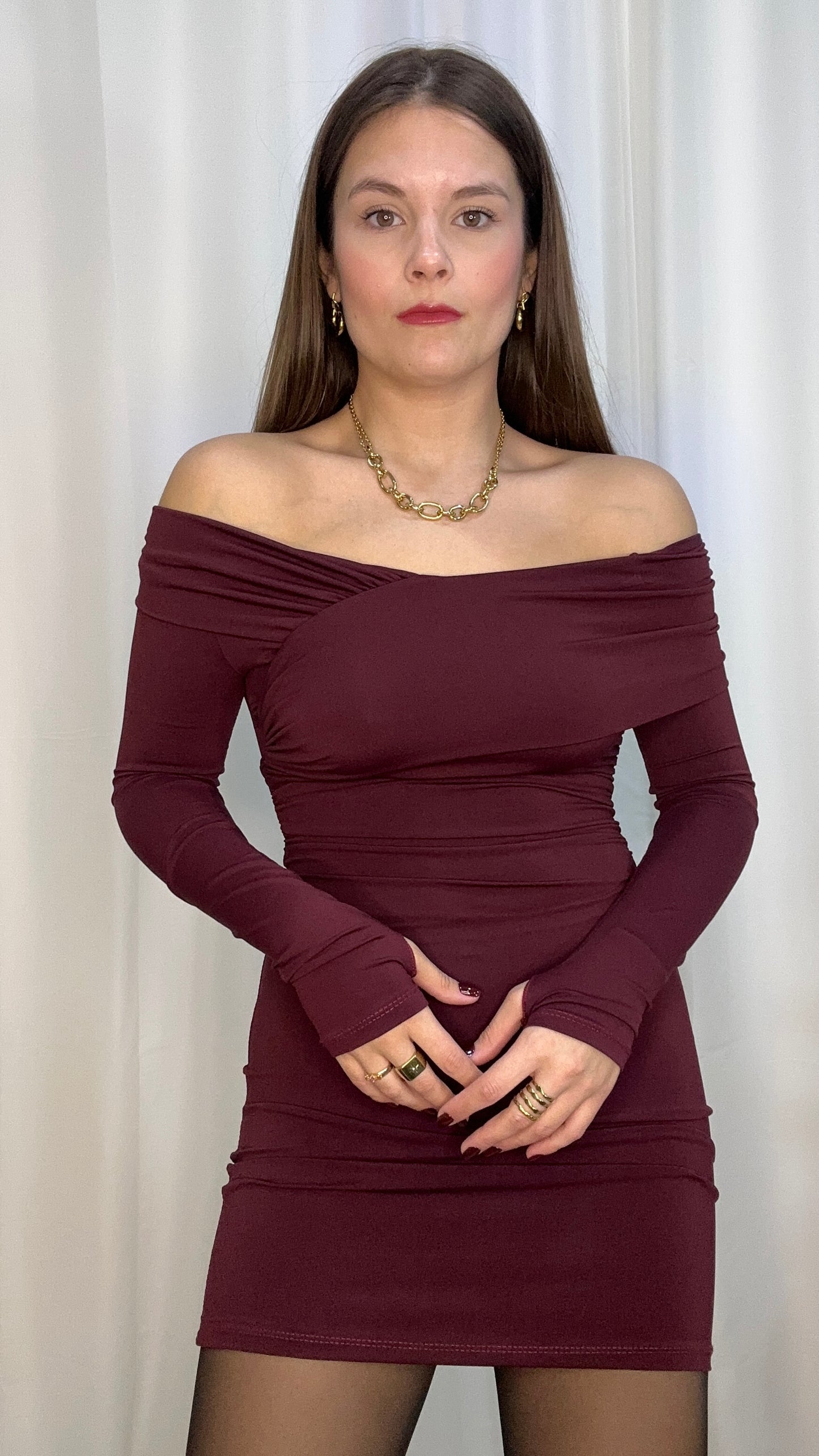 Vestido bardot